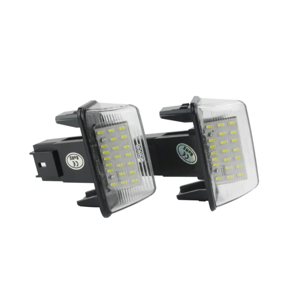 Ampoules LED de Plaque d'Immatriculation, KIT 206 207 307 308 406 407 C3 C4 C5 BERLINGO SAXO XSARA – Image 2