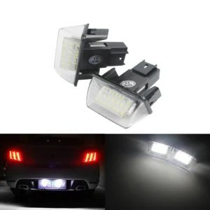 Ampoules LED de Plaque d’Immatriculation, KIT 206 207 307 308 406 407 C3 C4 C5 BERLINGO SAXO XSARA
