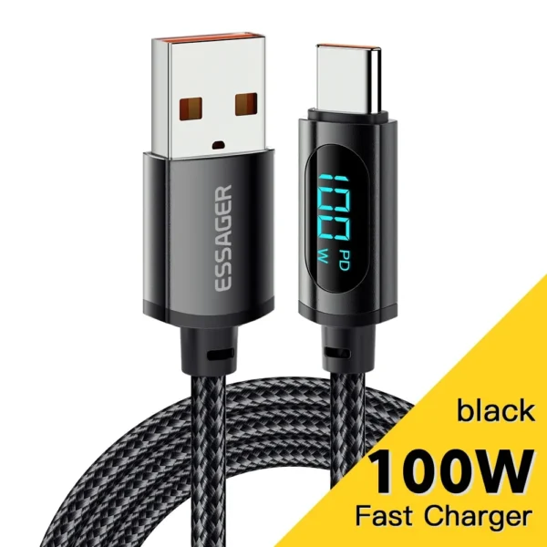 Essager Câble USB Type C Super Charge 66W/100W – Image 6