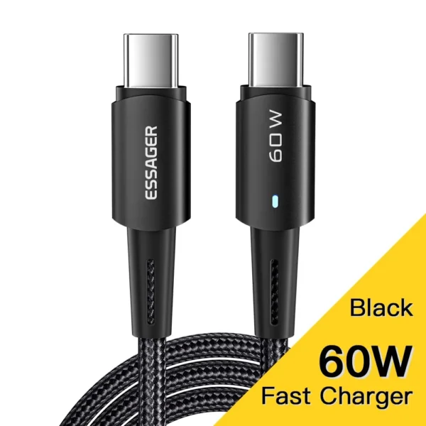 Essager Câble PD100W 60W Type C – Image 10