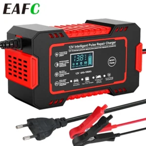 Chargeur de batterie de voiture, acide de plomb, AGM 12V