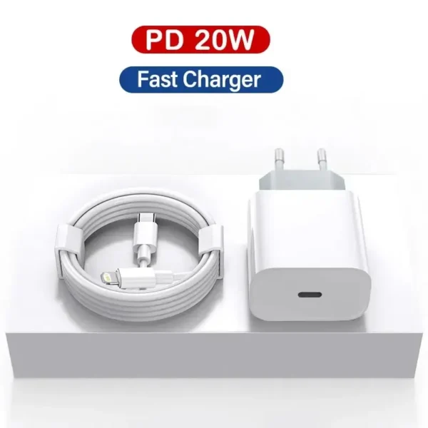 Chargeur USB de type C d'origine pour Apple, iPhone