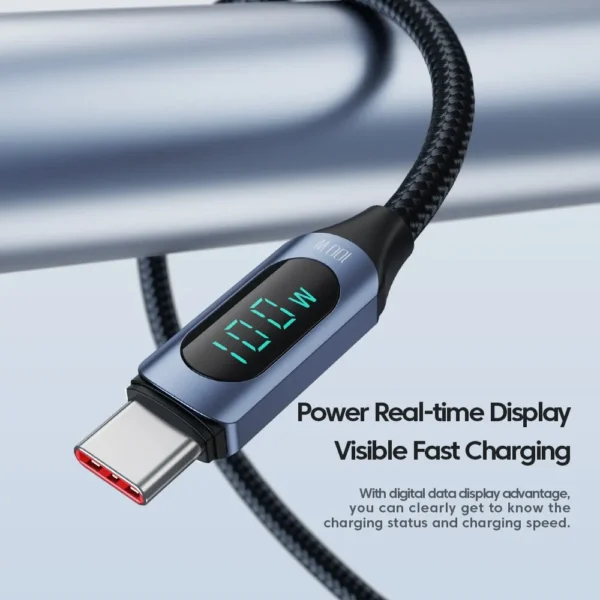 Câble de charge rapide de type C 66w/100w – Image 5