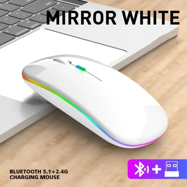 Souris Sans Fil  Bluetooth (USB 2.4G) – Image 12
