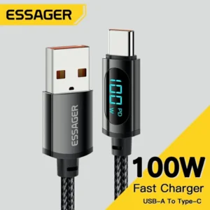 Essager Câble USB Type C Super Charge 66W/100W