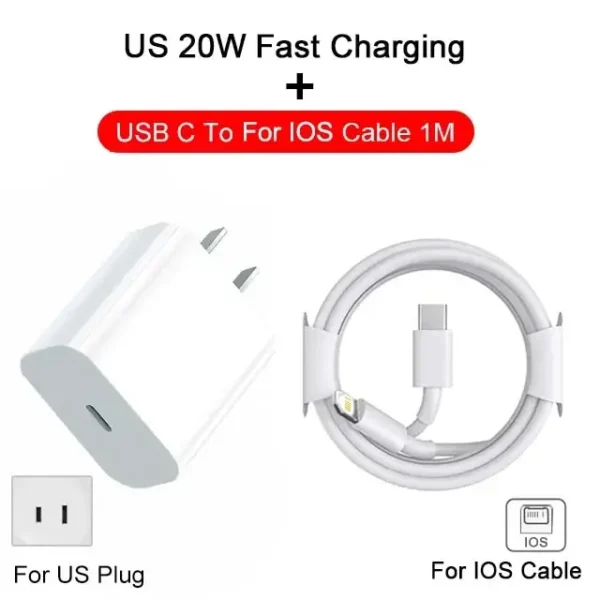 Chargeur USB de type C d'origine pour Apple, iPhone – Image 7
