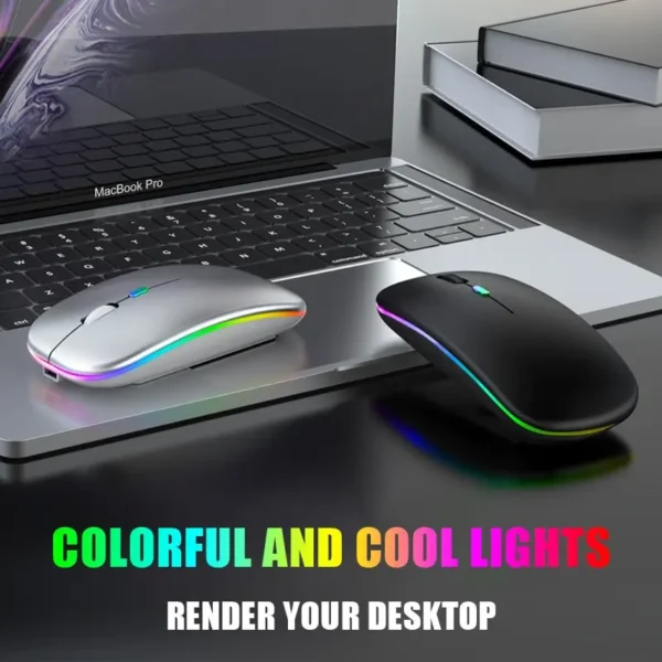 Souris Sans Fil  Bluetooth (USB 2.4G) – Image 2