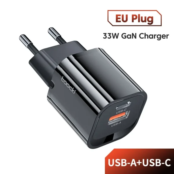 Chargeur rapide Toocki USB Type C PD3.0 QC3.0 33w – Image 7