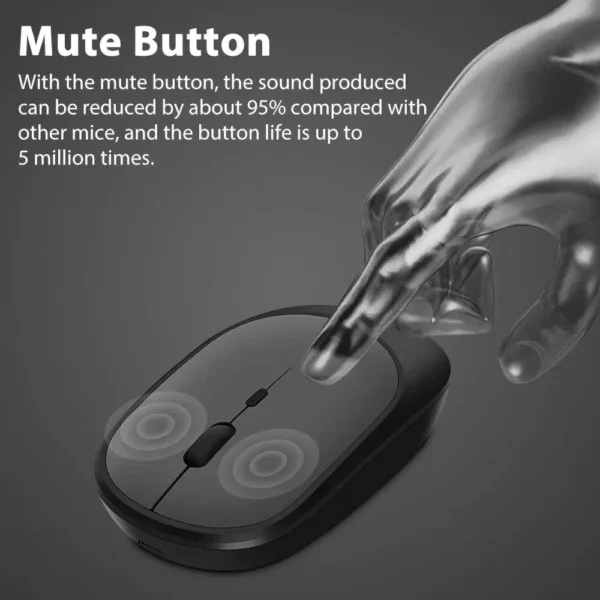 Souris de jeu sans fil Bluetooth, ultra-faible consommation d'énergie – Image 4