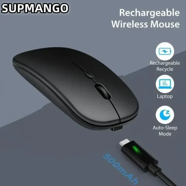 Souris de jeu sans fil, rechargeable ou à piles AAA(non incluses)