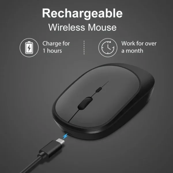 Souris de jeu sans fil Bluetooth, ultra-faible consommation d'énergie – Image 5