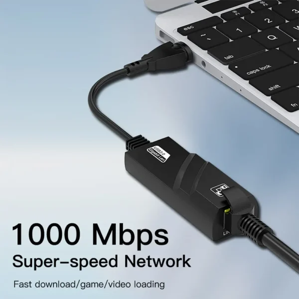 Adaptateur réseau 1000Mbps USB 3.0 vers Rj45 RTL8153 Lan Ethernet – Image 2