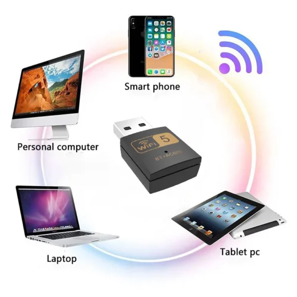 Adaptateur USB Wi Fi et Bluetooth – Image 5