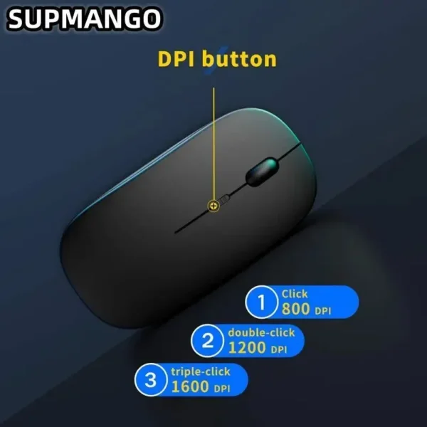 Souris de jeu sans fil, rechargeable ou à piles AAA(non incluses) – Image 2