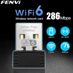 Adaptateur Wi-Fi 6 AX286, mini carte réseau USB pour Windows