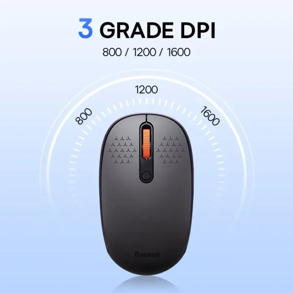 Souris sans fil F01B, Bluetooth 5.0, 3modes dpi, Bluetooth et/ou 2.4G – Image 2