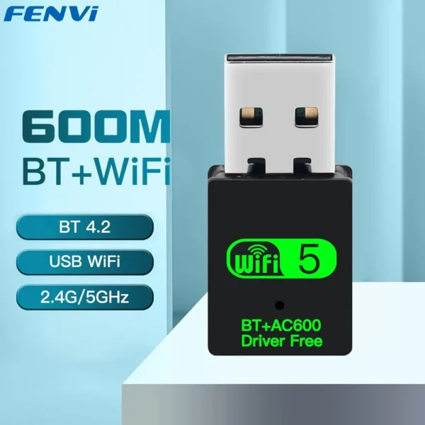 Adaptateur USB WiFi Bluetooth 2 en 1