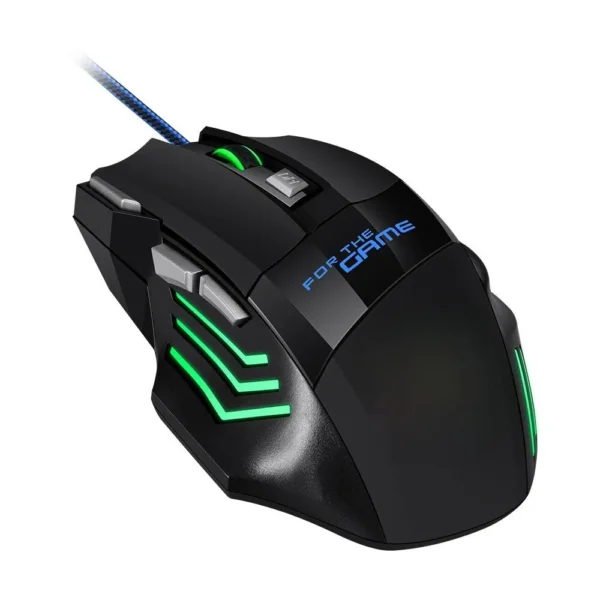 Souris de jeu ergonomique filaire rétroéclairée RGB 7D Esports – Image 5