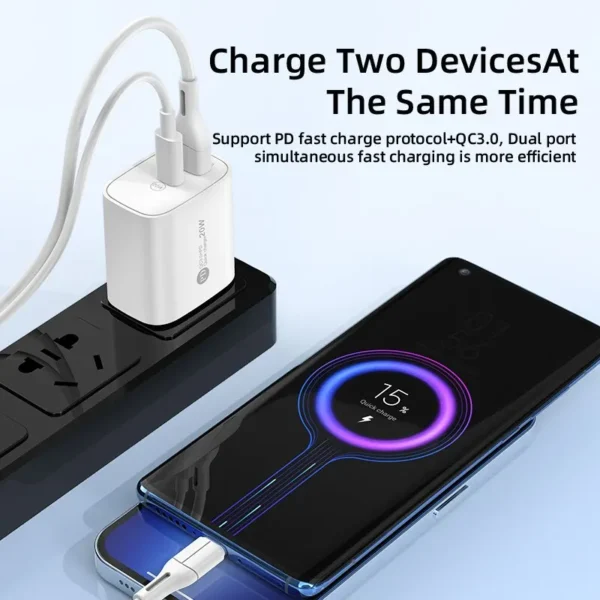Chargeur USB Fast Charger PD, Type C 20W – Image 4