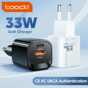 Chargeur rapide Toocki USB Type C PD3.0 QC3.0 33w