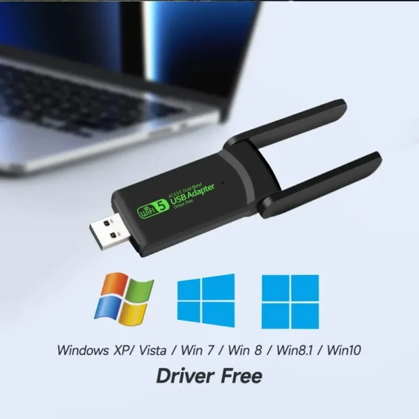 Adaptateur USB Wi-Fi 650M, 2.4G/5G – Image 4
