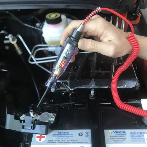 Testeur de tension de circuit de véhicule, mesure électrique(6V-24V) – Image 2