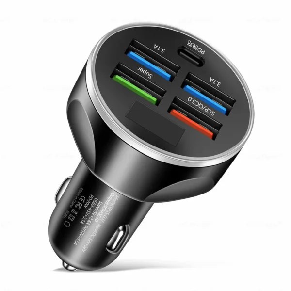 Chargeur de téléphone, prise allume cigare, Pd 250W – Image 7