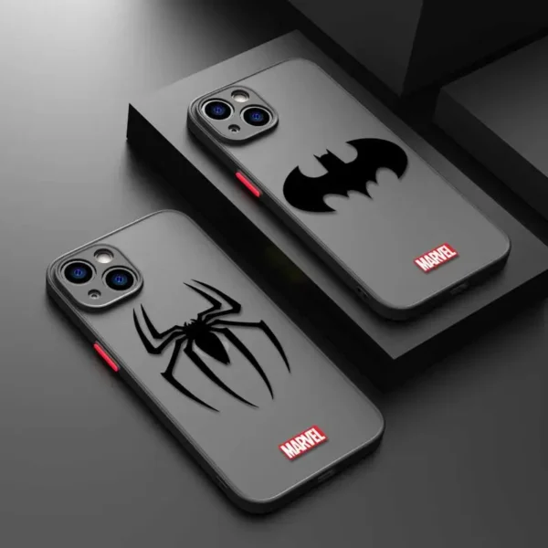 Coque transparente Marvel Avengers pour iPhone 6-15